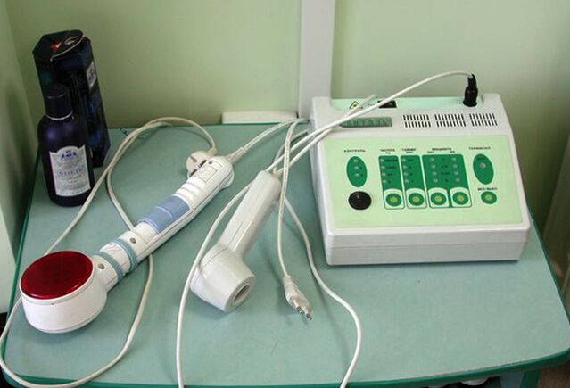 Kronik prostatit tedavisinde kullanılan fizyoterapi cihazı